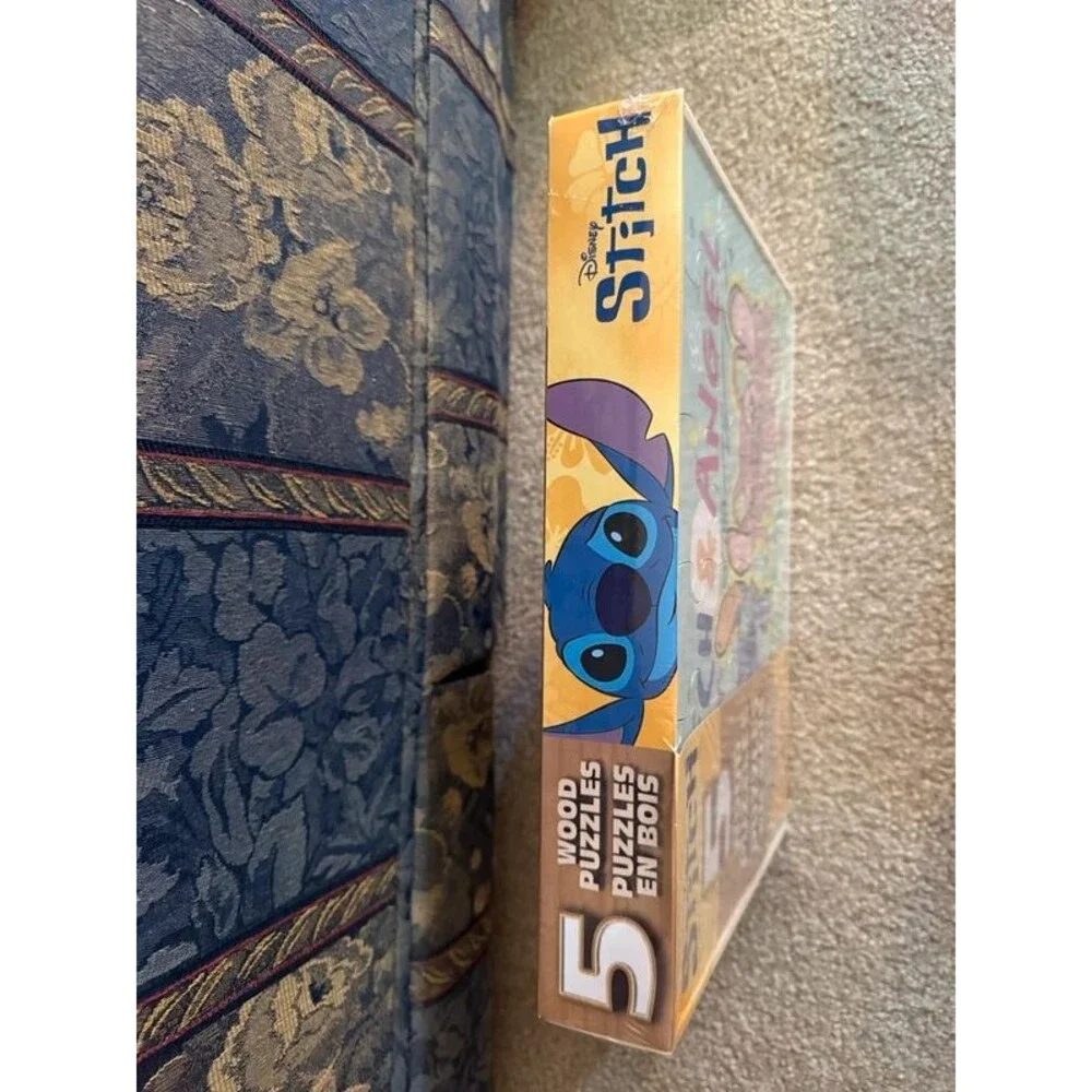 Disney Stitch 5 Wooden Puzzles